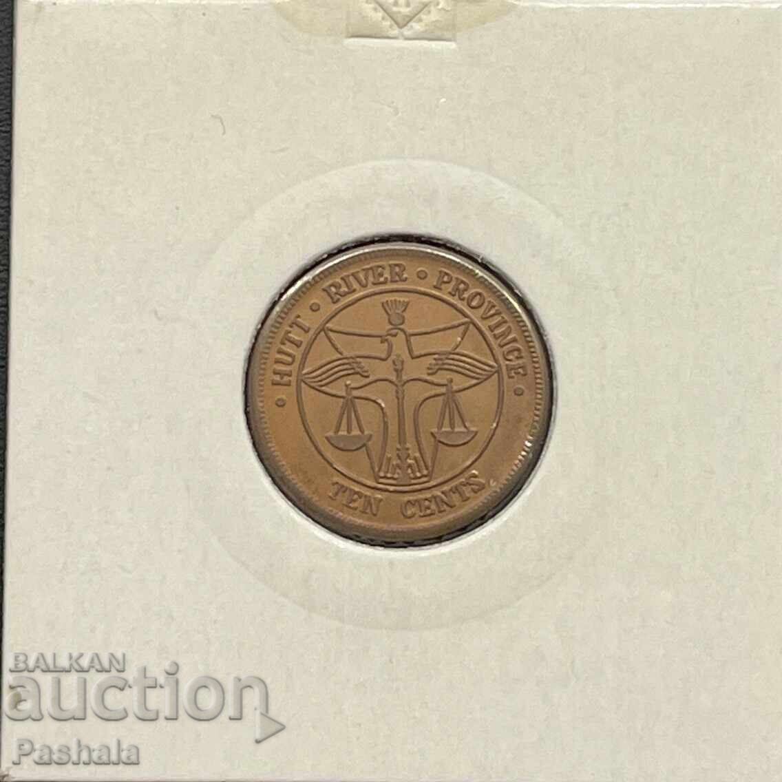 Hatt River 10 cenți 1976 rar Hatt River 10 cenți 1976 rar