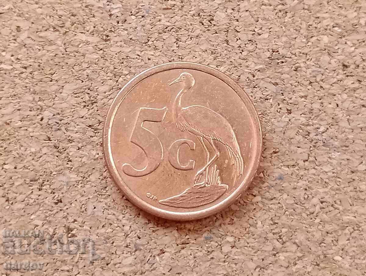 ЮАР, 5 цента 2009 г.