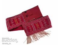 Woolen belt with hand-embroidered folk costume