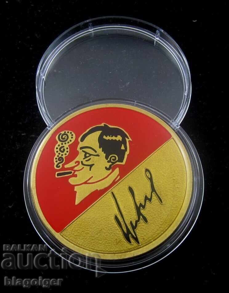 BŬLGARSKI FUTBOLEN SŬYUZ - ΜΕ ΤΟ ΠΡΟΣΩΠΟ ΚΑΙ ΤΗΝ ΥΠΟΓΡΑΦΗ ΤΟΥ ΜΠΑΤΕ - ΠΛΑΚΕΤΑ - 5