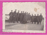 S314377/ Ρούσε 1941 Μάρτιος Η γέφυρα του Δούναβη Στρατιώτες μικρ. φωτογραφία