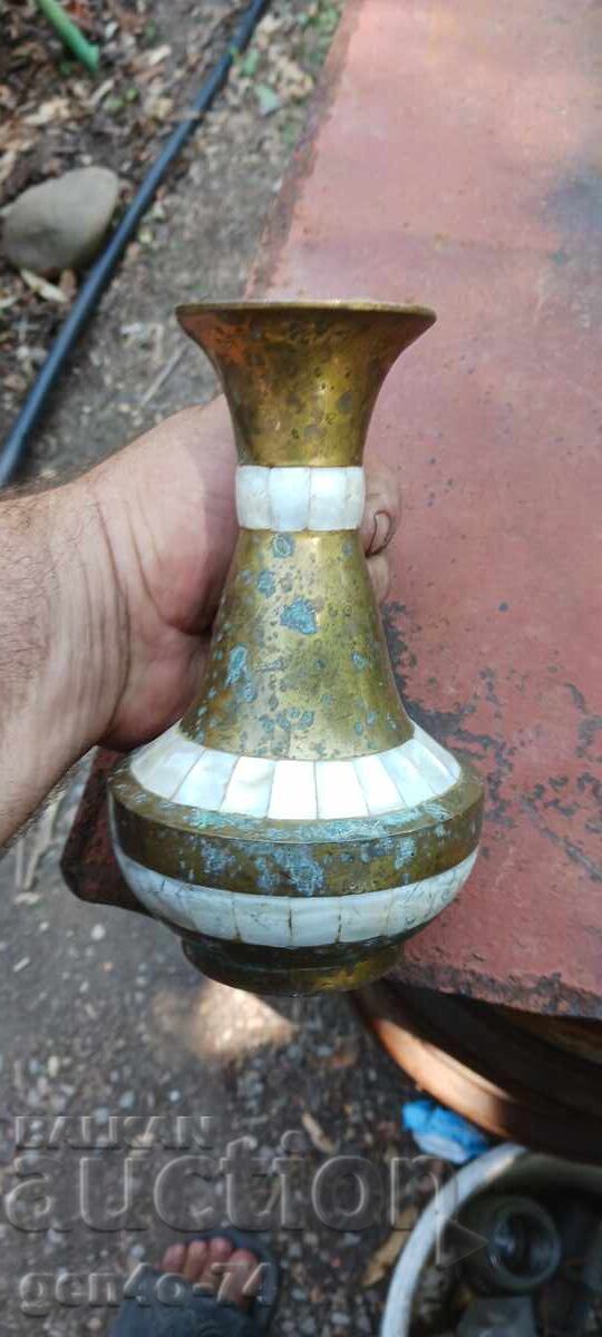 Cană de bronz cu sidef - 5