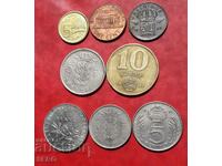 Lot mixt de 8 monede