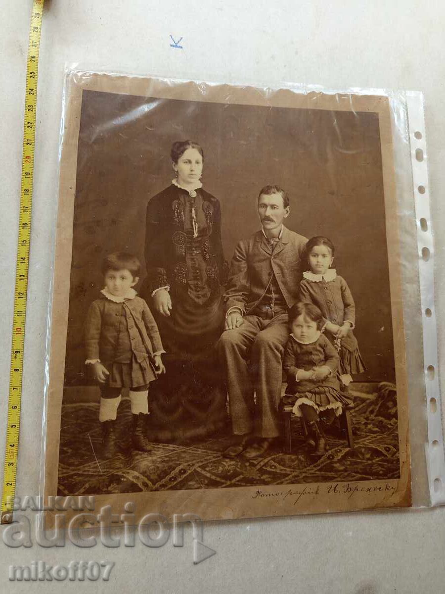 Φωτογραφία από χαρτόνι, φωτογραφία, υπογραφή Μπρενέσκου Φωτογραφία από χαρτόνι, φωτογραφία, υπογραφή Μπρενέσκου