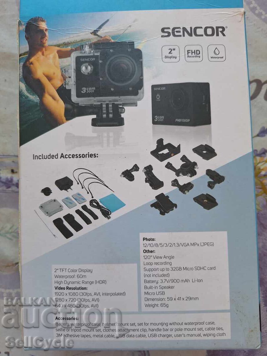 Auction  ✅ SENCOR 3CAM 2000 CAMERA❗