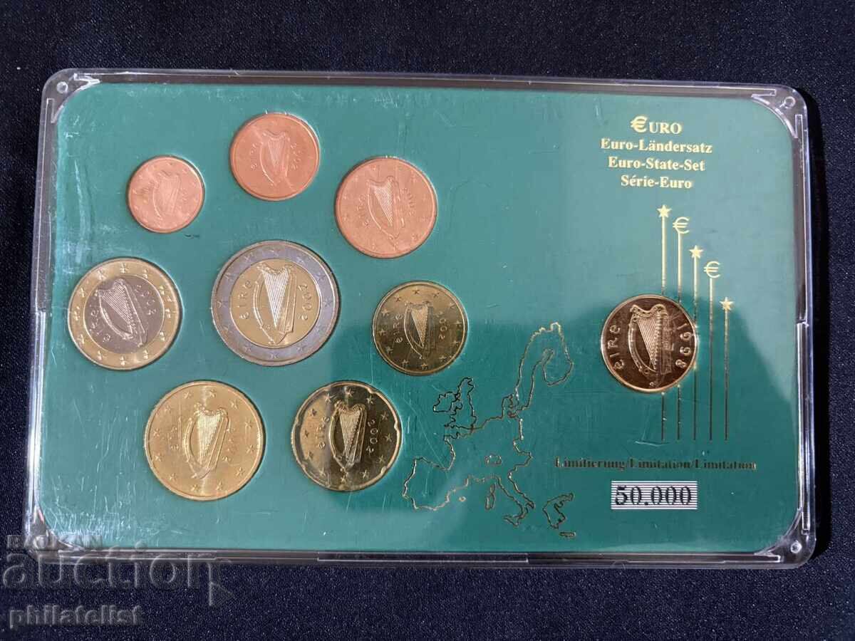 Ιρλανδία 2002 - Ευρώ σετ από 1 λεπτό έως 2 ευρώ + 1 πέννα 1998 με τιμή 25.00 BGN | € 12.78