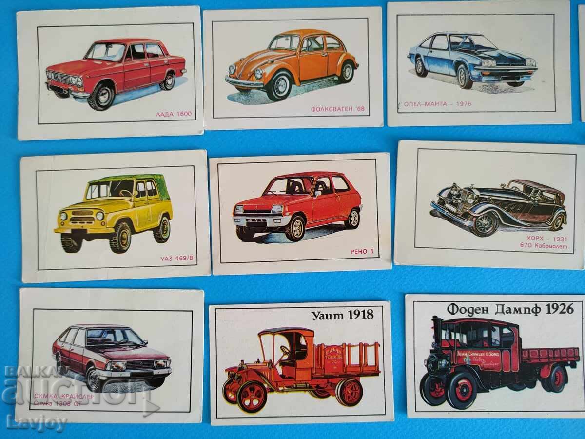 Συλλογή ρετρό αυτοκινήτων ημερολόγια με τιμή 30.00 BGN | € 15.34