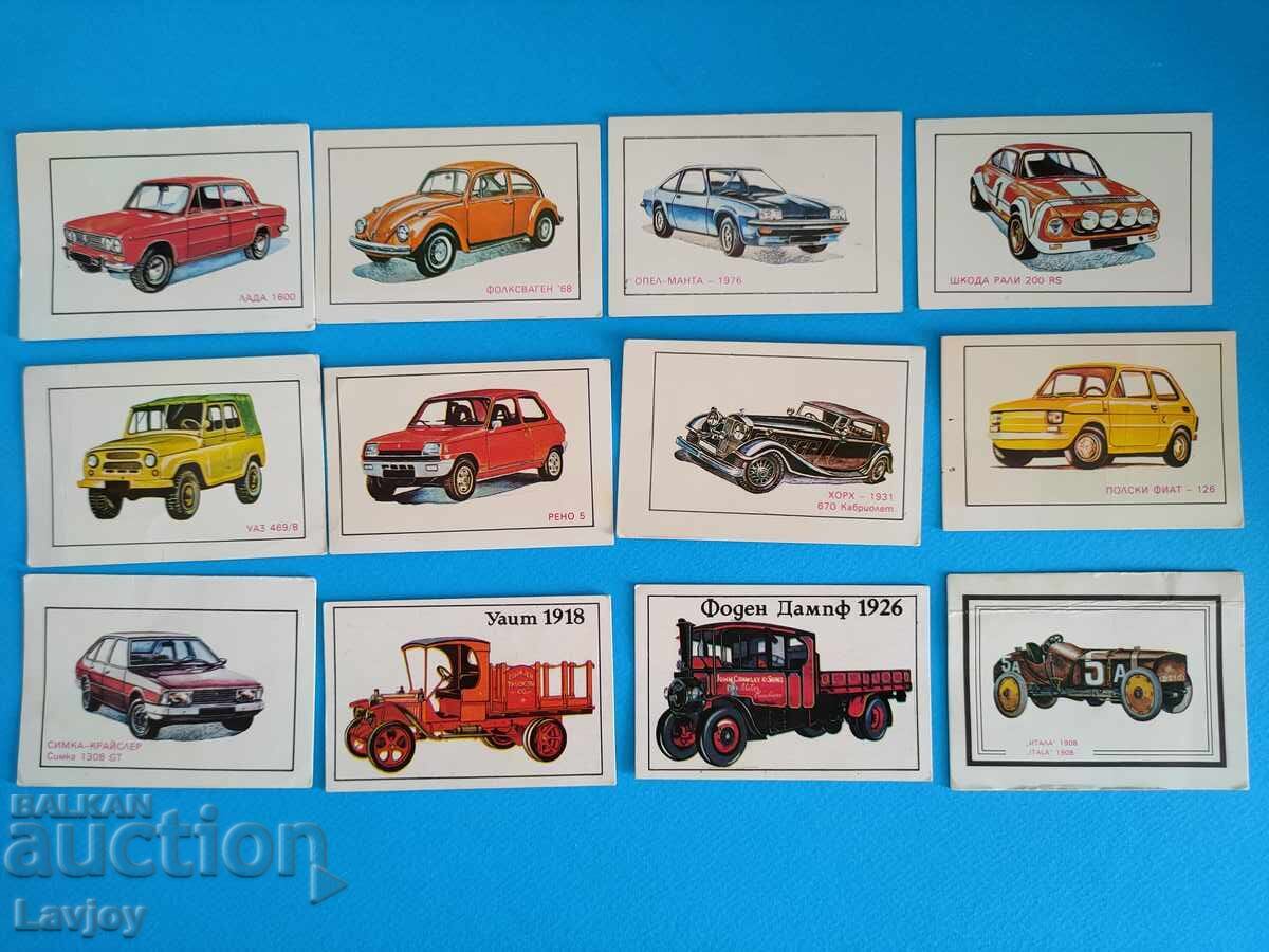 Συλλογή ρετρό αυτοκινήτων ημερολόγια