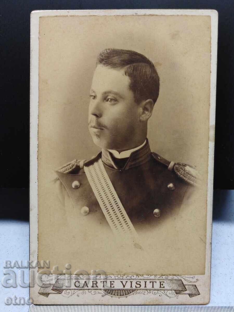 1893, BUTGAS, ROYAL PHOTO CARD - Officer, PHOTO- J. KOKINOS 1893, BUTGAS, ROYAL PHOTO CARD - Officer, PHOTO- J. KOKINOS