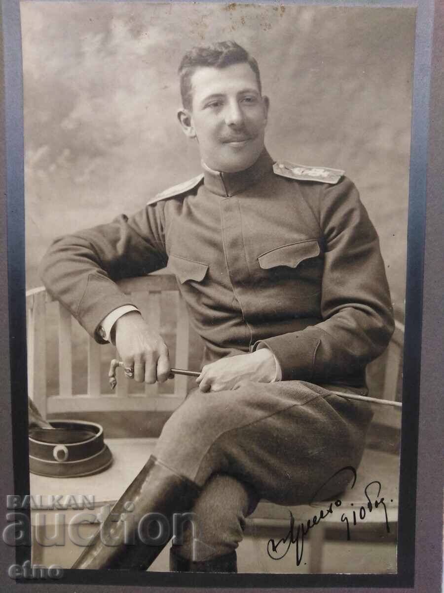 1910, SOFIA, ROYAL PHOTO ON CARD - HRISTO TOPCHILESHOV