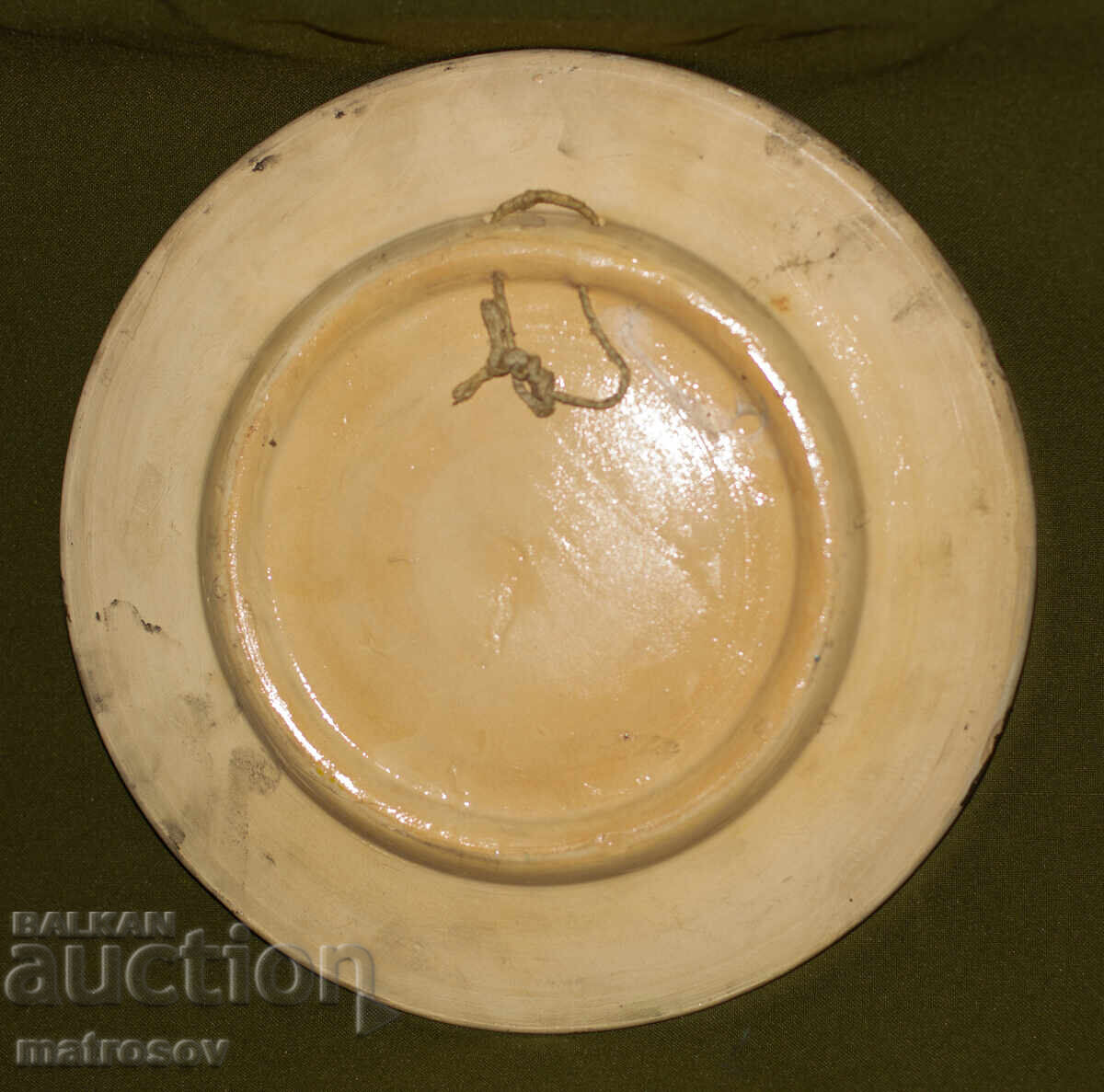 Ръчно рисувана декоративна керамична чиния - 7