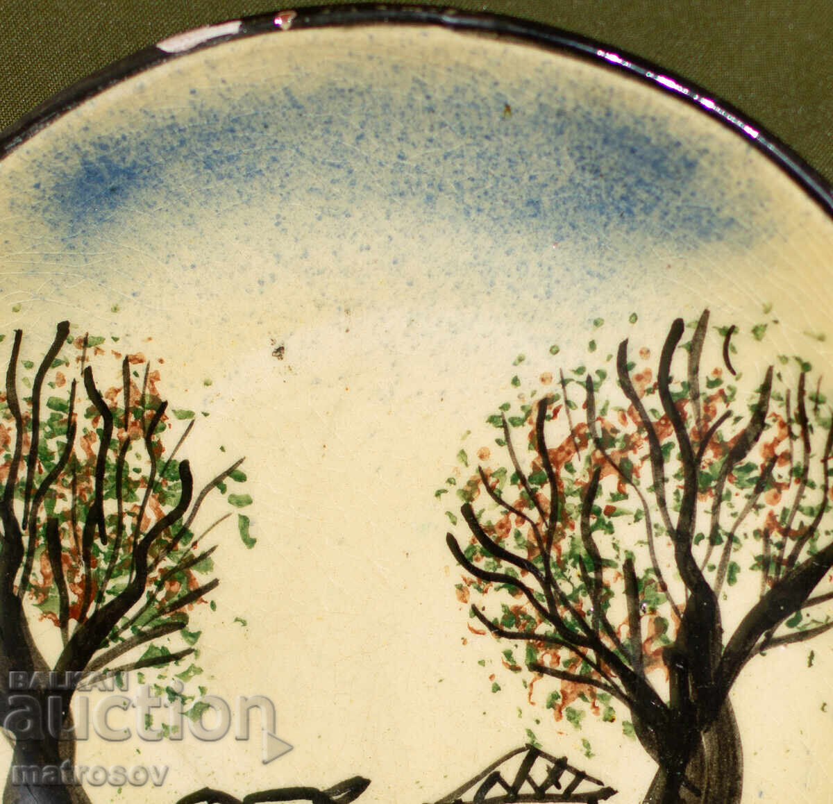 Χειροποίητο διακοσμητικό κεραμικό πιάτο - 6