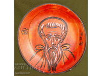 Farfurie ceramică decorativă pictată manual