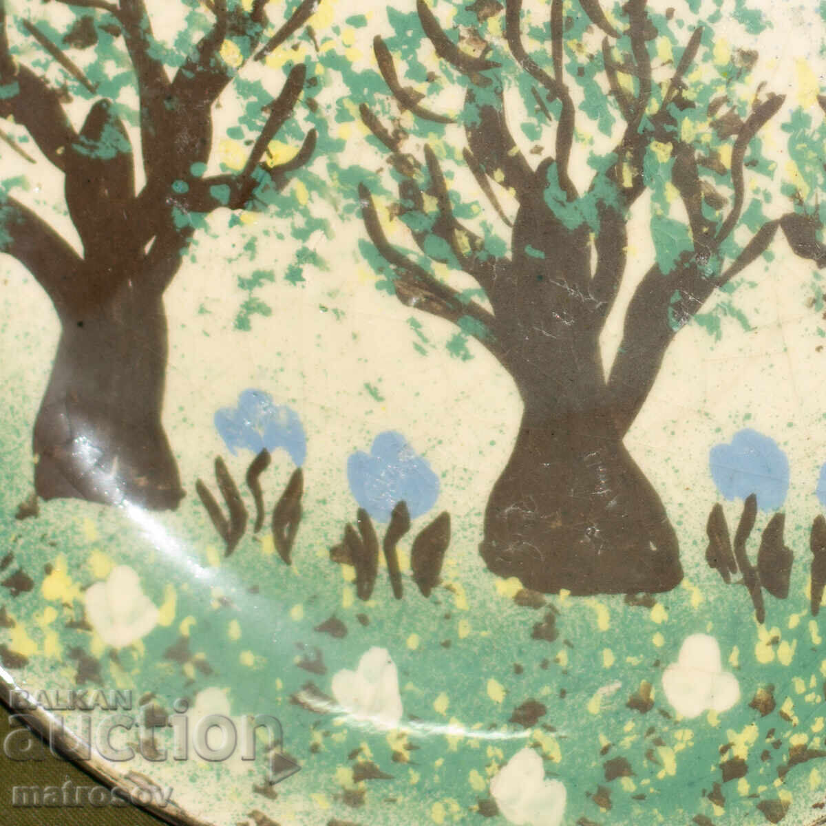 Χειροποίητο διακοσμητικό κεραμικό πιάτο - 6