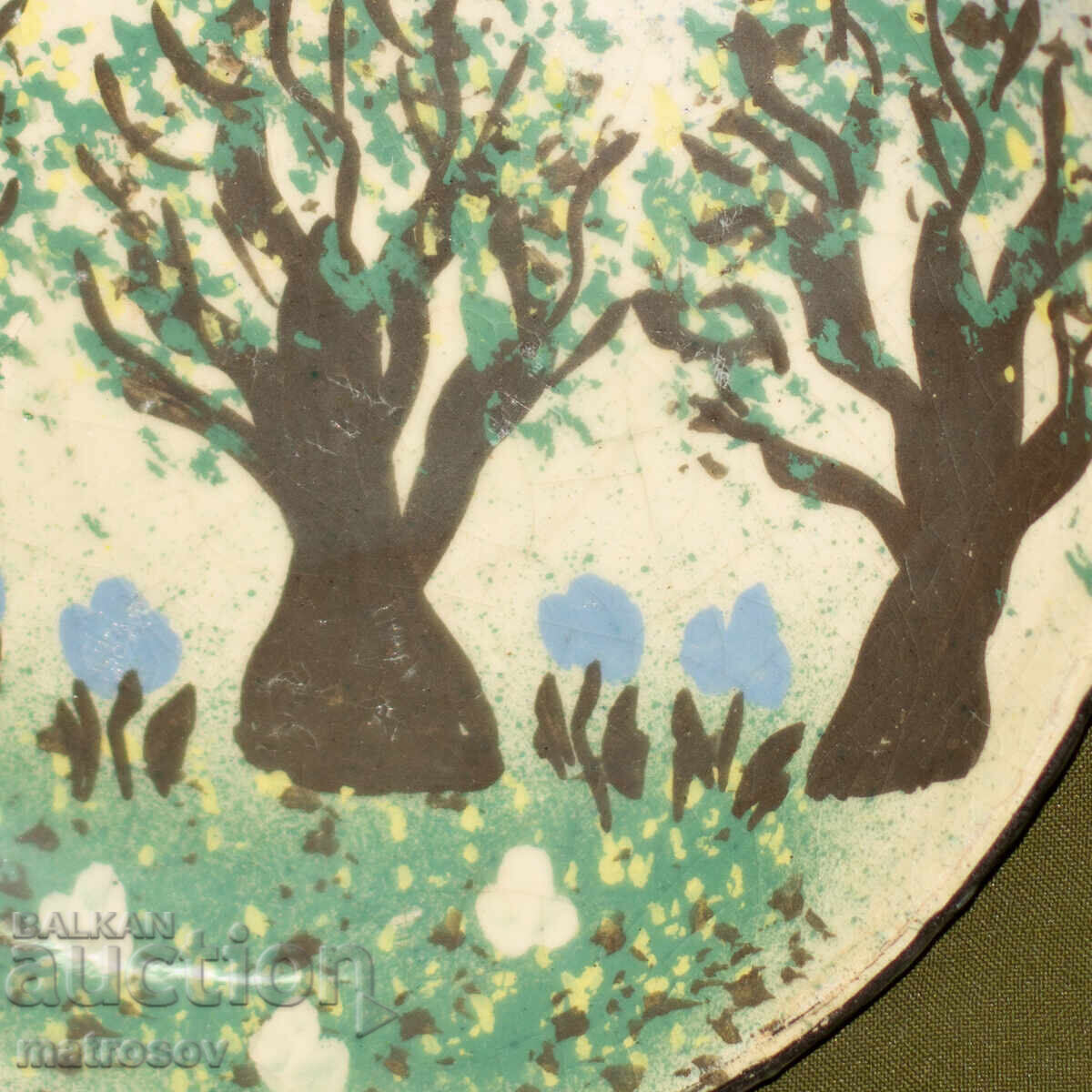 Χειροποίητο διακοσμητικό κεραμικό πιάτο - 7