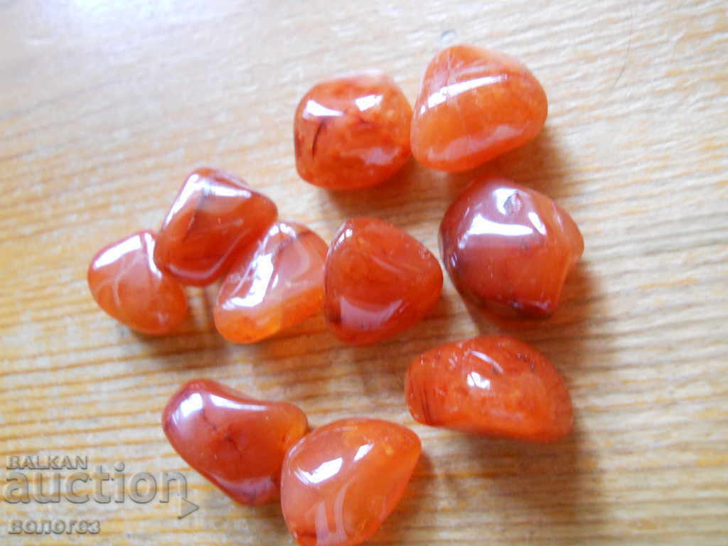 Carnelian - 10 τεμ με τιμή 10.00 BGN | € 5.11