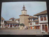 ТРЯВНА - часовниковата кула, Стара картичка