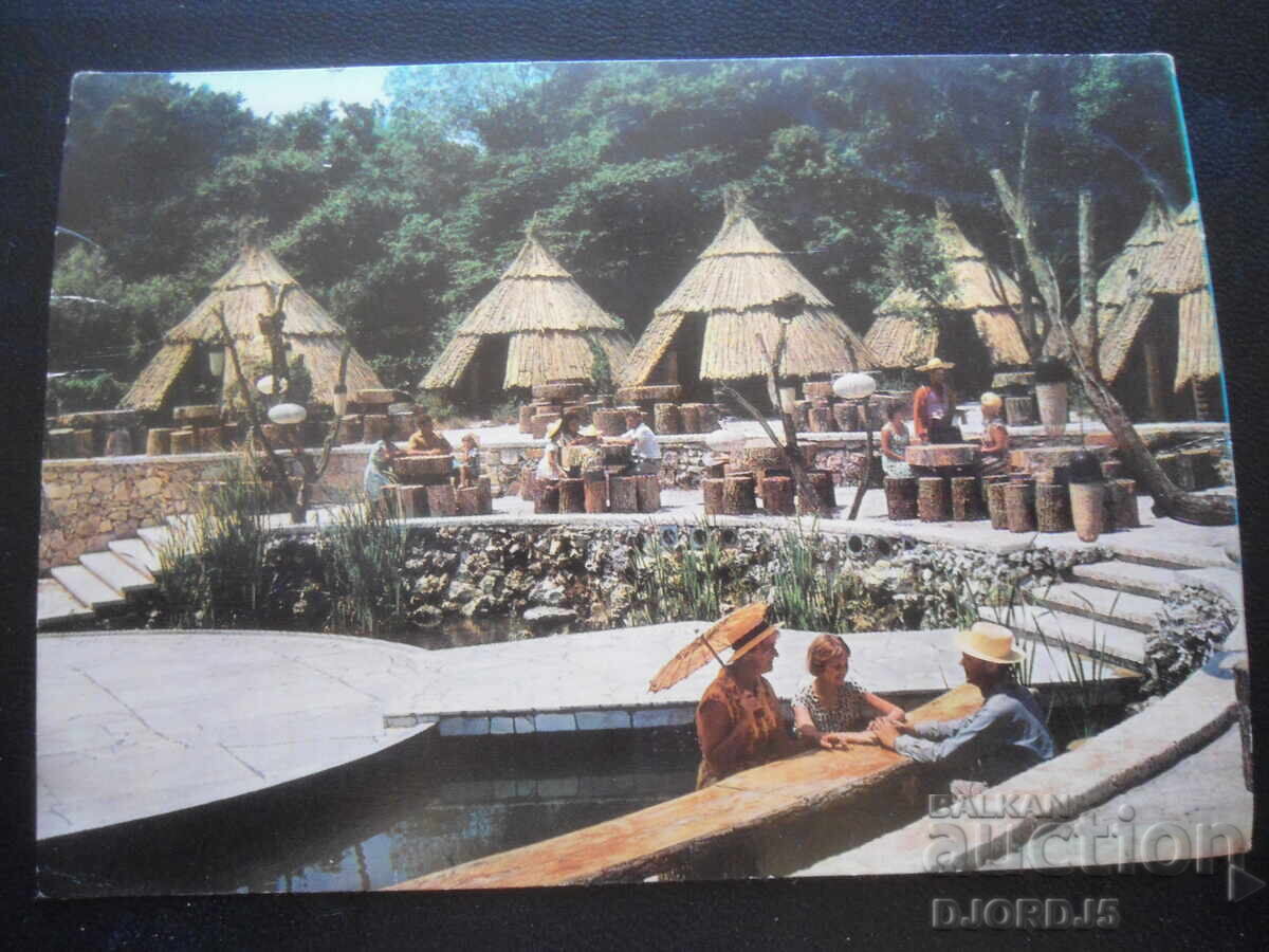 ΒΑΡΝΑ. Χρυσή Ακτή - εστιατόριο "Κολίμπι", Παλιά καρτ ποστάλ ΒΑΡΝΑ. Χρυσή Ακτή - εστιατόριο "Κολίμπι", Παλιά καρτ ποστάλ