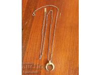 Silver chain with pendant. 925 Sterling Silver. From 44 to 51cm. For sale