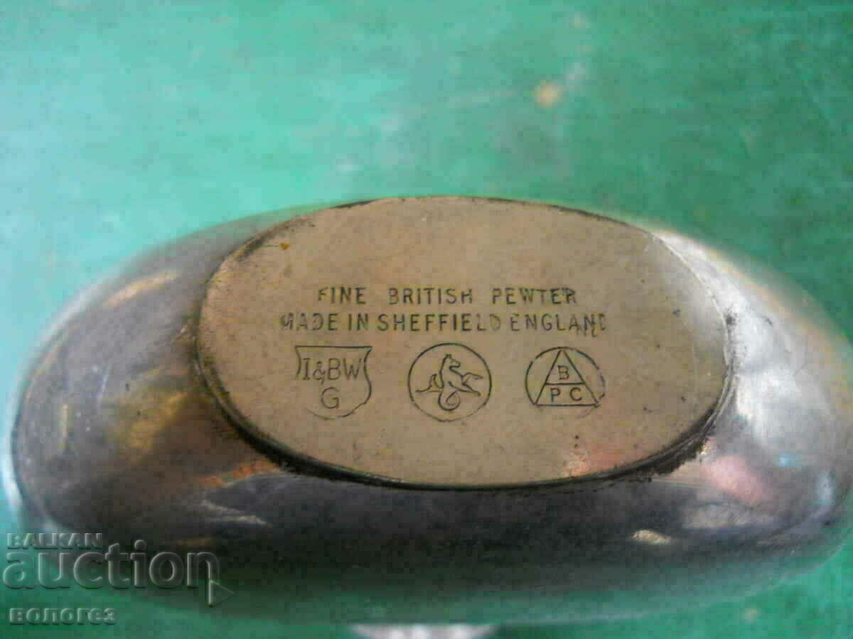 Παλιό αγγλικό μπουκάλι για αλκοόλ - 5