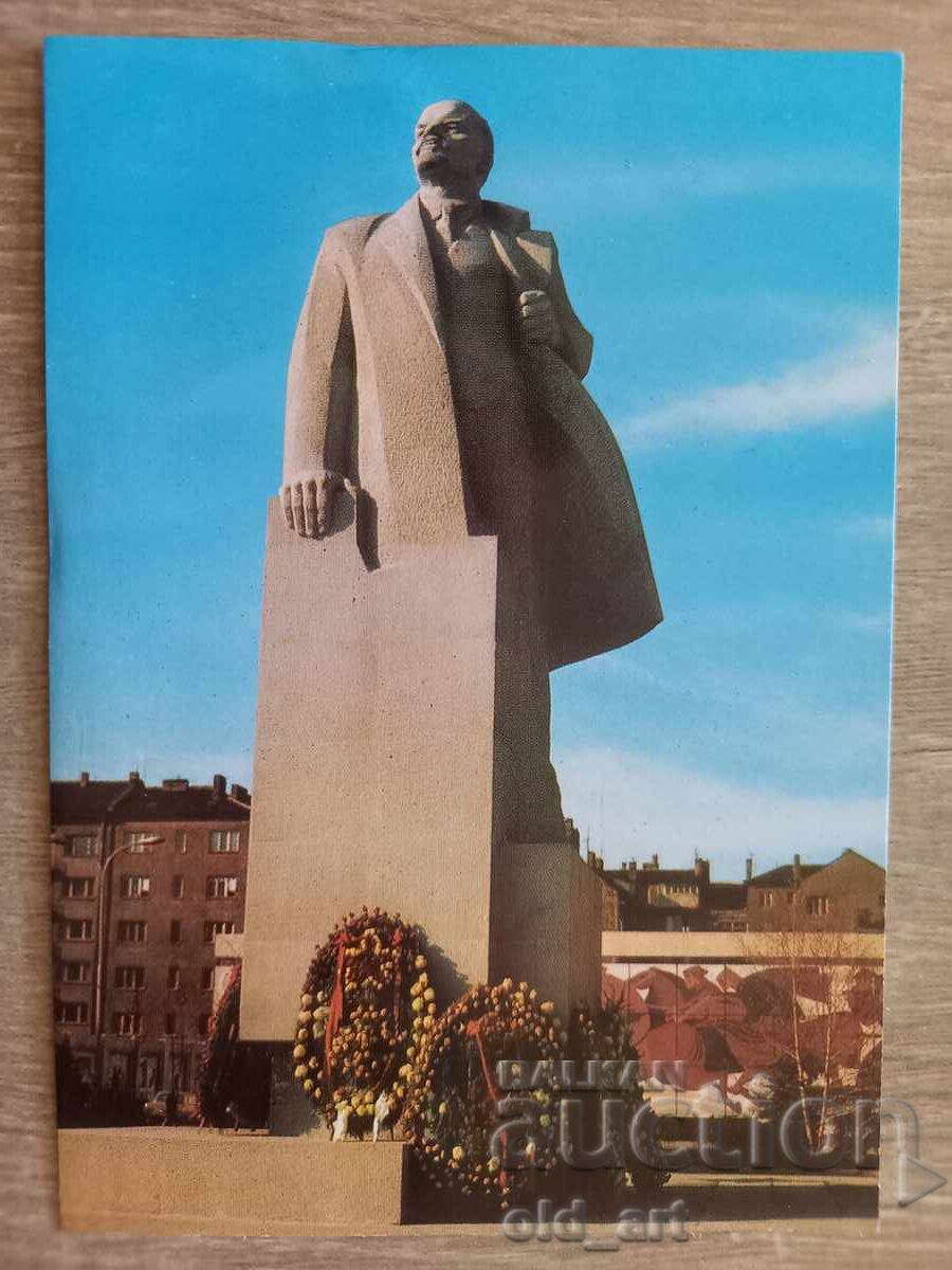 Ταχυδρομική κάρτα - πόλη Σόφια, Μνημείο Β.Ι. Λένιν Ταχυδρομική κάρτα - πόλη Σόφια, Μνημείο Β.Ι. Λένιν