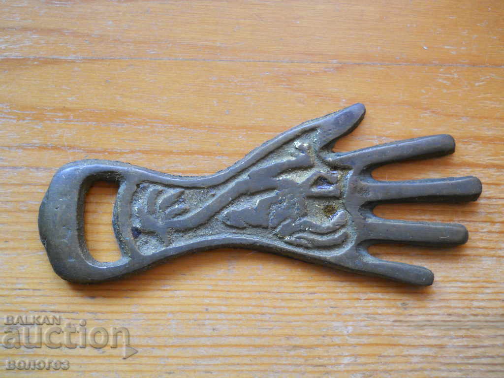 Old bronze bottle opener - Tunisia