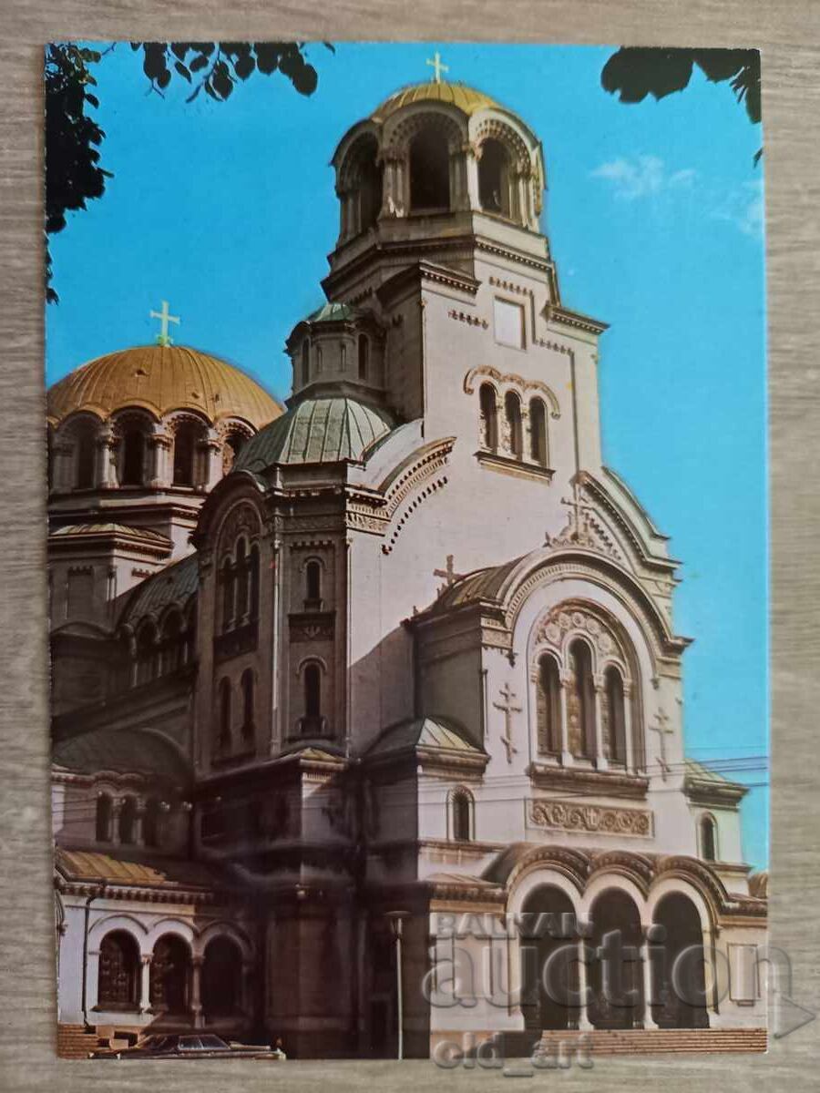 Postcard - Sofia city, Alexander Nevsky Cathedral