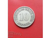 Germania - 10 Pfennig 1908 G - Karlsruhe