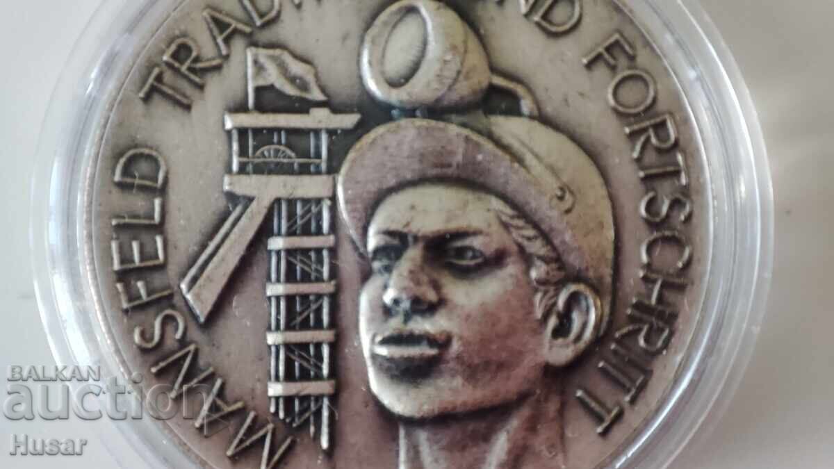 Аукцион Плакет, Германия (ГДР) миньор, шахта, рудник