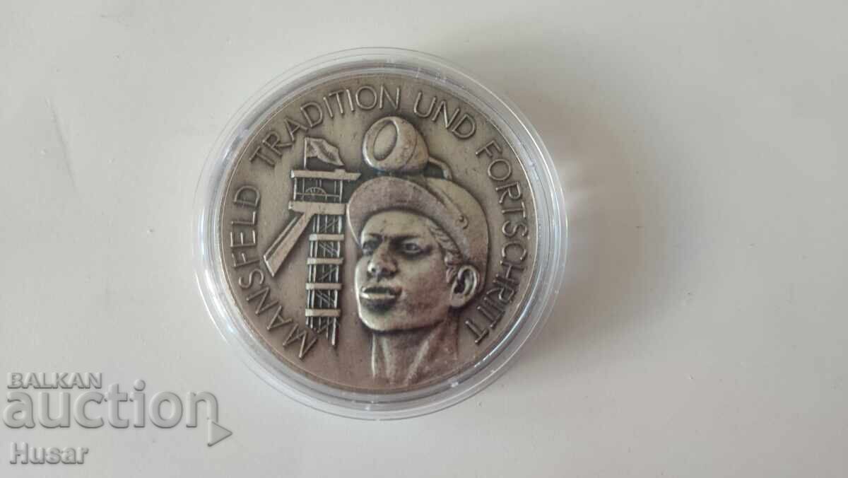 Плакет, Германия (ГДР) миньор, шахта, рудник - 5