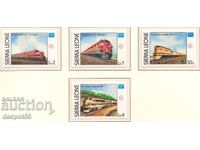 1986. Сиера Леоне. „Ameripex '86“ - американски влакове.