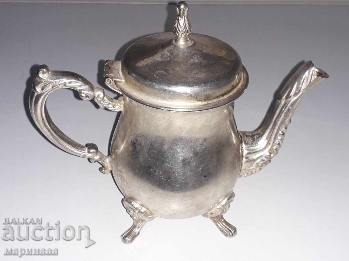 Antique Teapot. Silver-plated Bronze with price 10.00 BGN | € 5.11