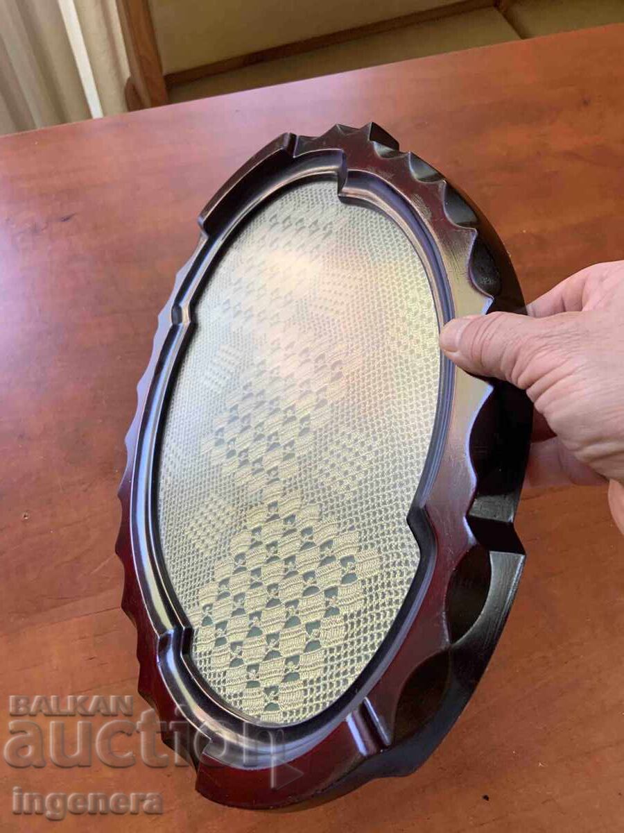 Auction  Wooden Frame with Glass