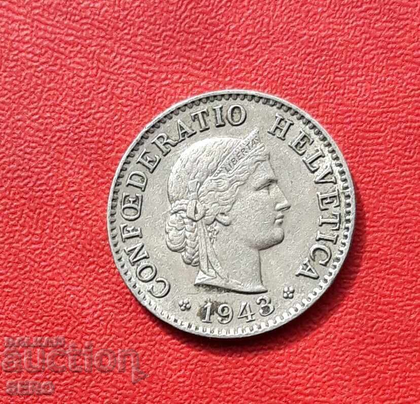 Switzerland-5 Rapen 1943