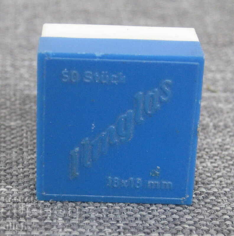 Set of old Ilmglas 18x18mm glasses Set of old Ilmglas 18x18mm glasses