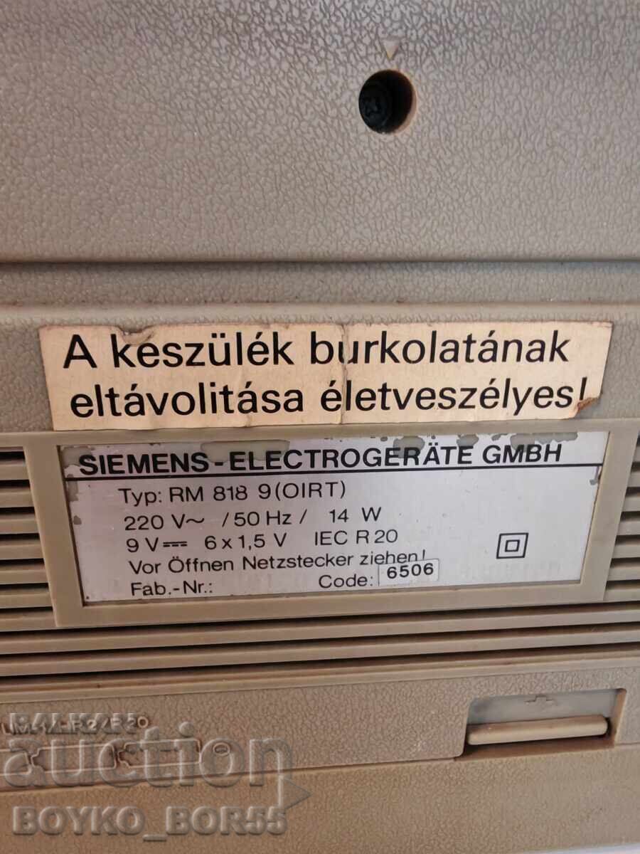 Auction Dual Cassette Radio Cassette Recorder SIEMENS CLUB 818 Auction Dual Cassette Radio Cassette Recorder SIEMENS CLUB 818