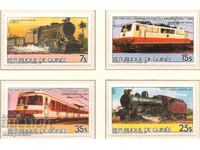 1985. Гвинея. 150-годишнината на влаковете в Германия.