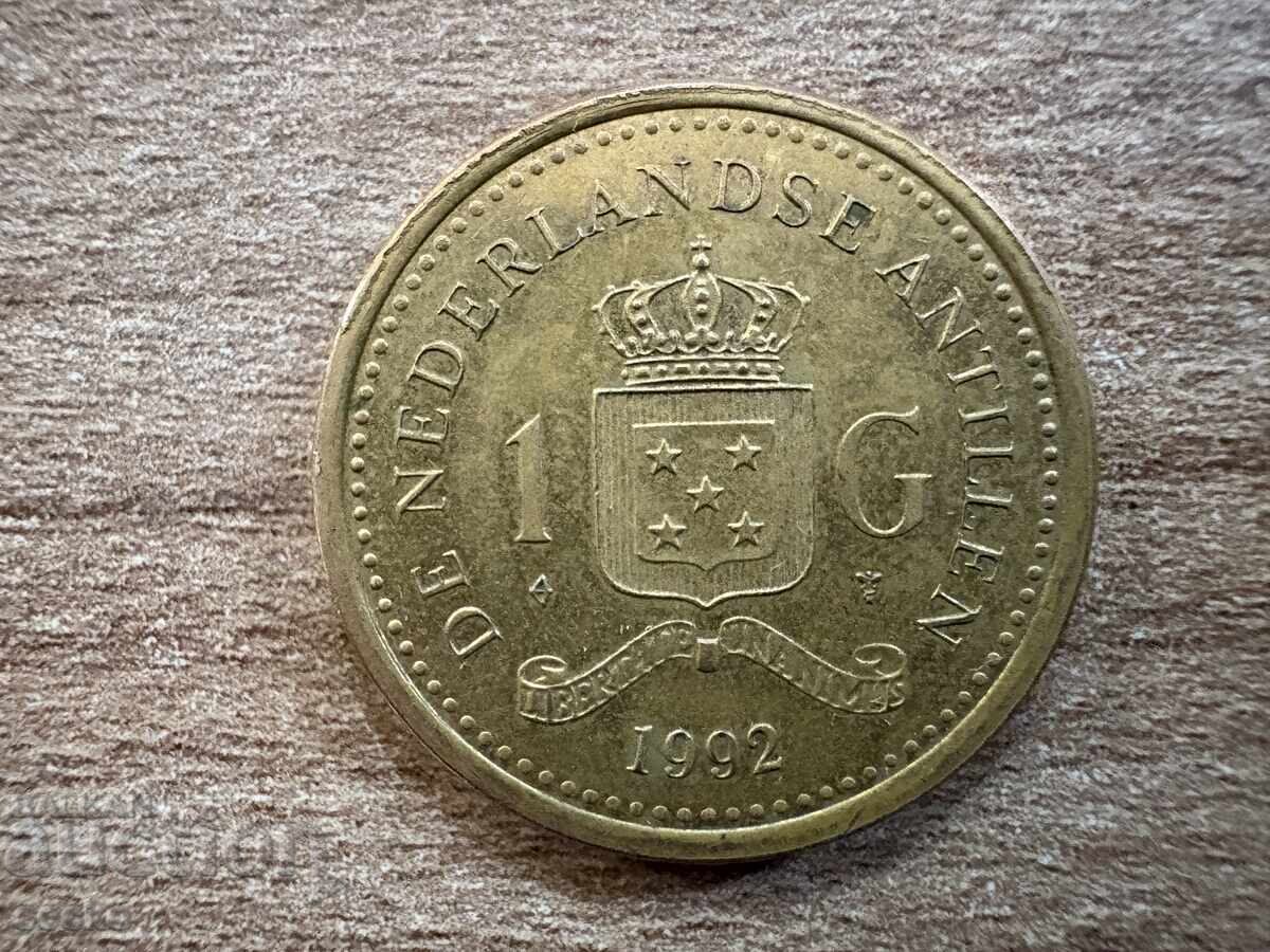 Ολλανδικές Αντίλλες - 1 γκίλντερ (1992) Ολλανδικές Αντίλλες - 1 γκίλντερ (1992)