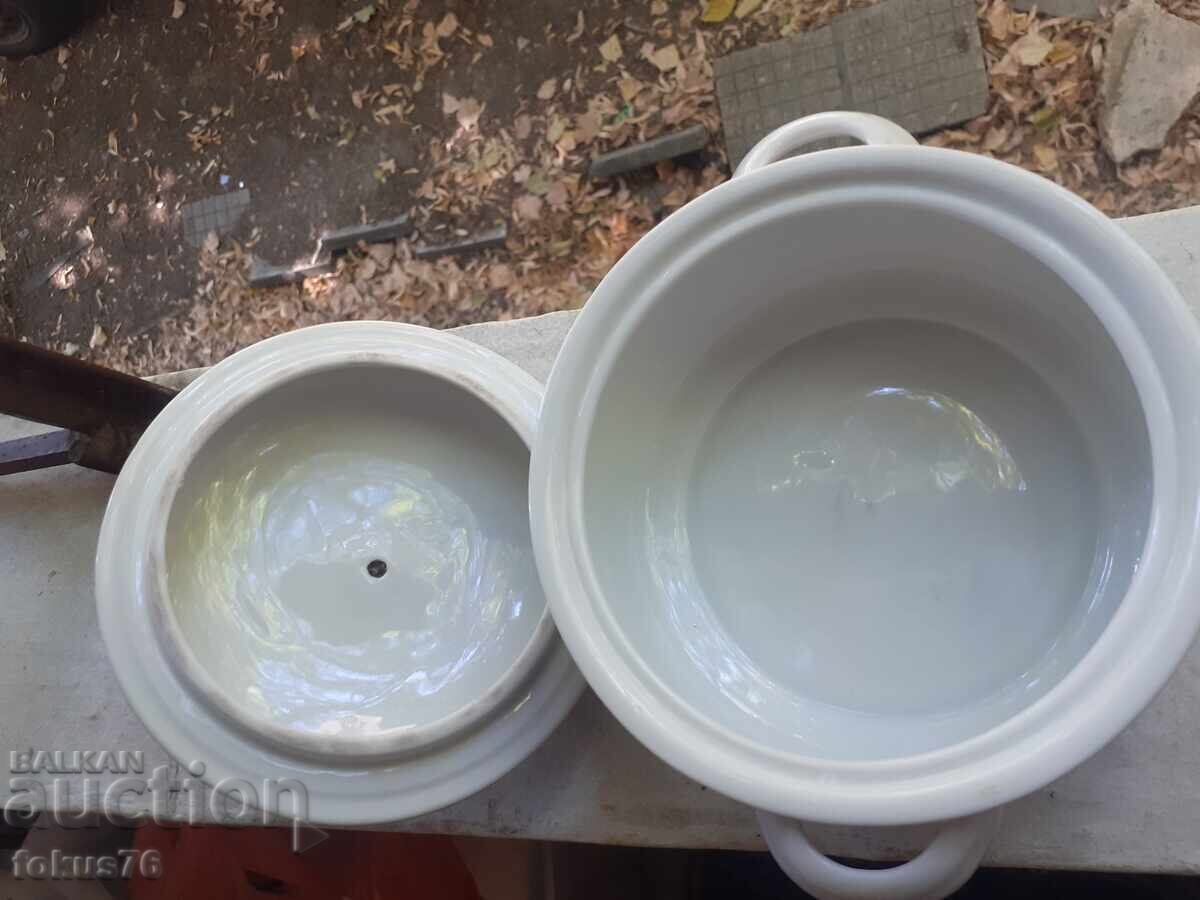 Old small children's soup bowl - Bulgarian porcelain - 5