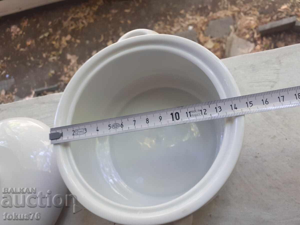 Old small children's soup bowl - Bulgarian porcelain - 6