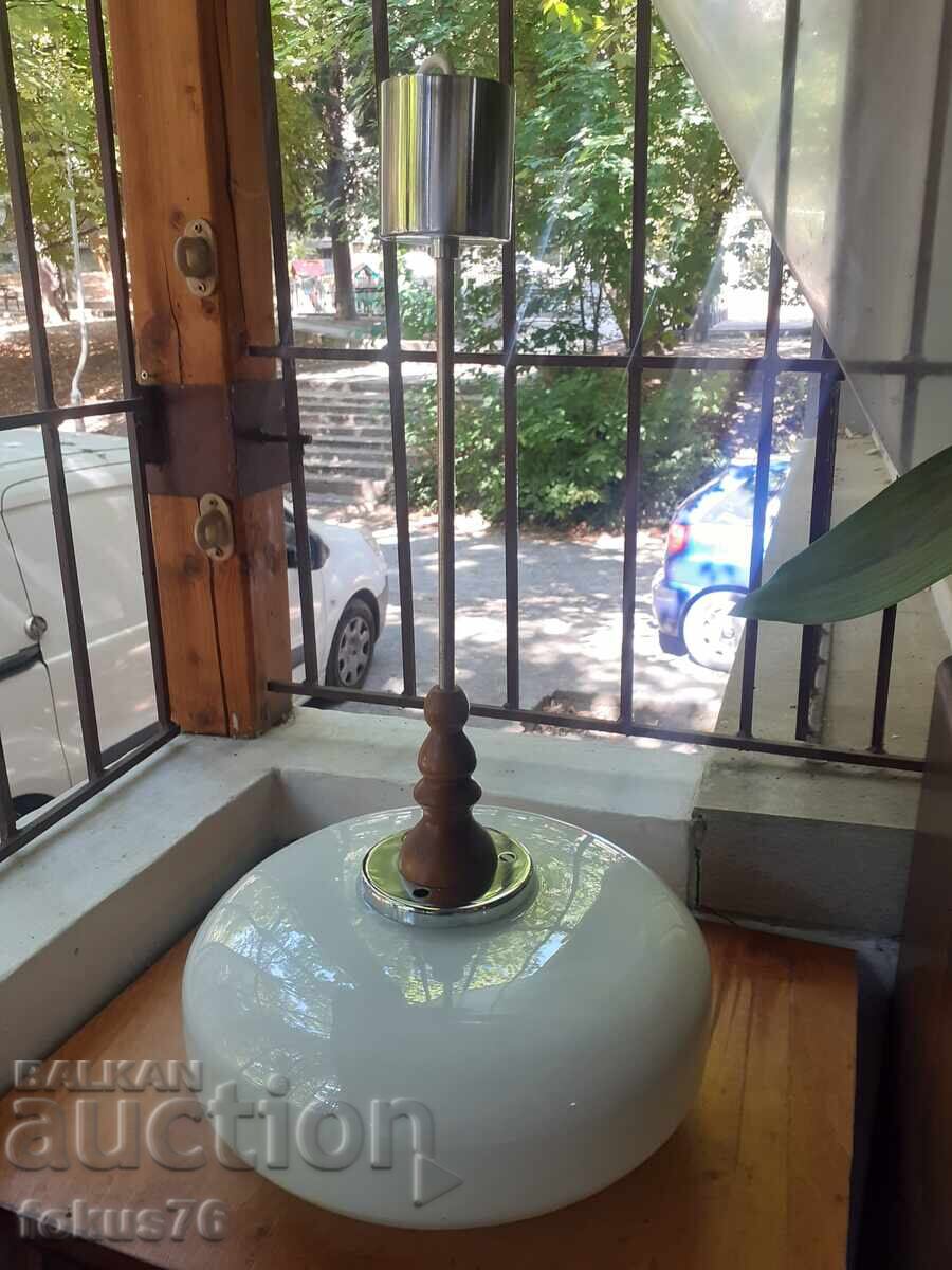 Old Bulgarian chandelier lampshade from the socialist era Old Bulgarian chandelier lampshade from the socialist era