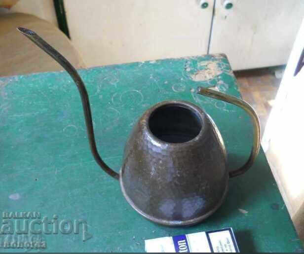 Antique copper watering can for watering flowers with price 15.00 BGN | € 7.67