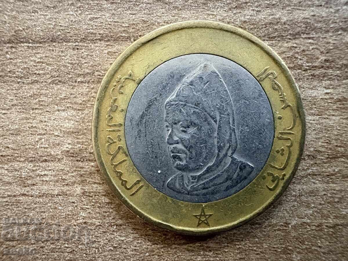 Μαρόκο - 10 ντιρχάμ (1995) με τιμή 1.25 BGN | € 0.64 Μαρόκο - 10 ντιρχάμ (1995) με τιμή 1.25 BGN | € 0.64