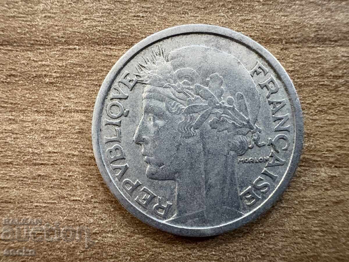 Franța - 2 franci (1950) cu preț 0.30 BGN | € 0.15 Franța - 2 franci (1950) cu preț 0.30 BGN | € 0.15