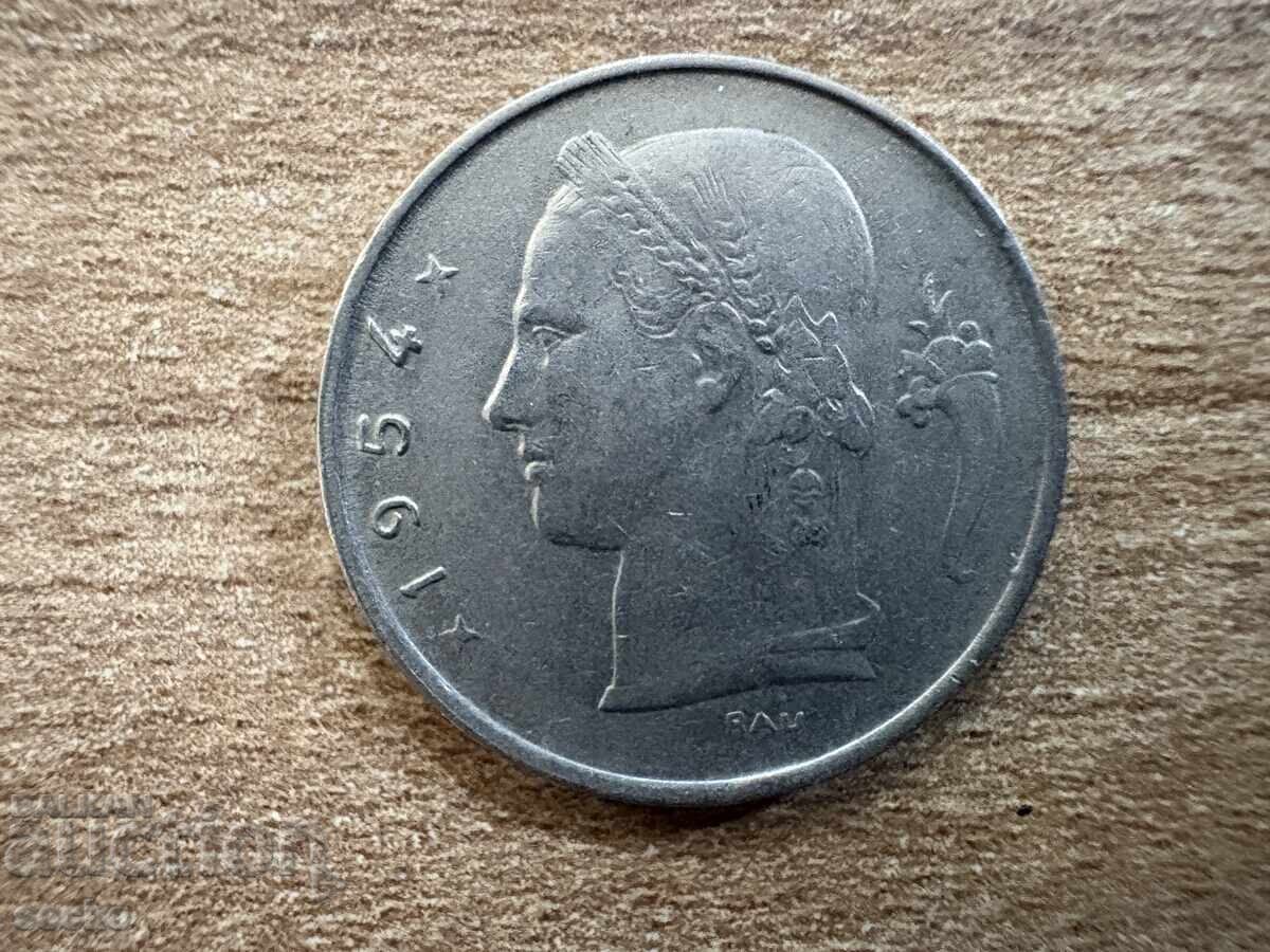 Belgium - 1 Franc (1954) - BELGIE with price 0.25 BGN | € 0.13 Belgium - 1 Franc (1954) - BELGIE with price 0.25 BGN | € 0.13