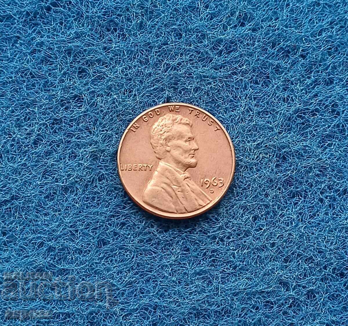 1 US Cent 1963/D 1 US Cent 1963/D