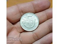 5 крони Чехословакия 1979 с гланца