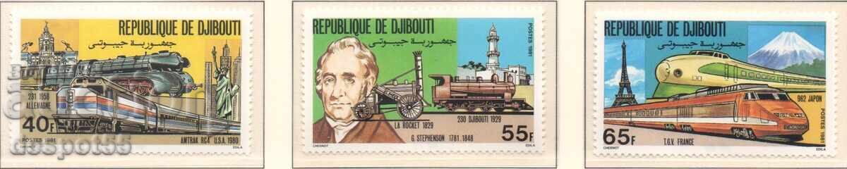 1981. Джибути. Локомотиви. 1981. Джибути. Локомотиви.