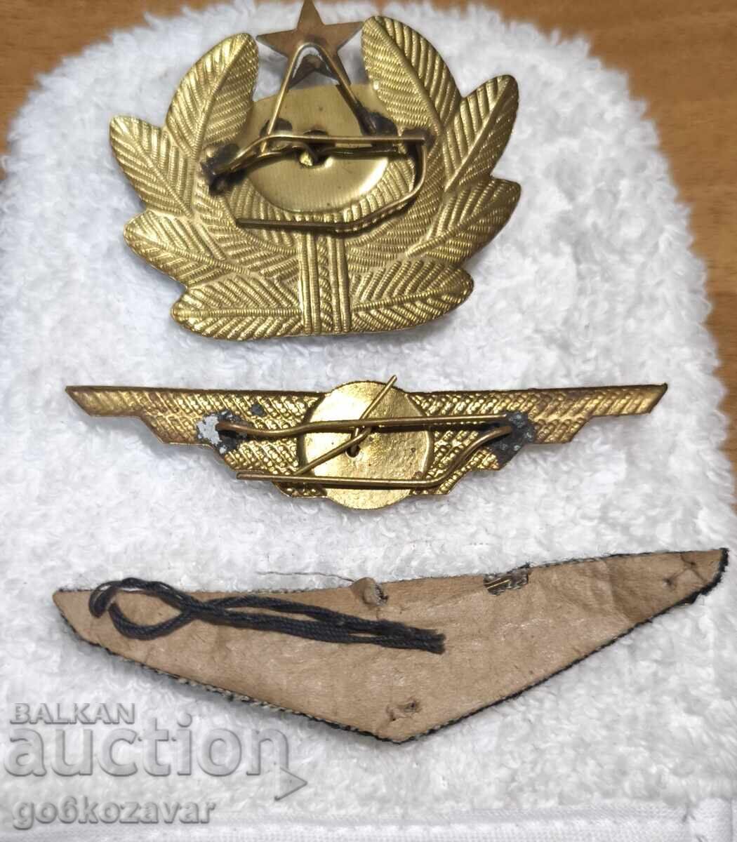 Доставка на Лот Пилотски знаци кокарда Соц !