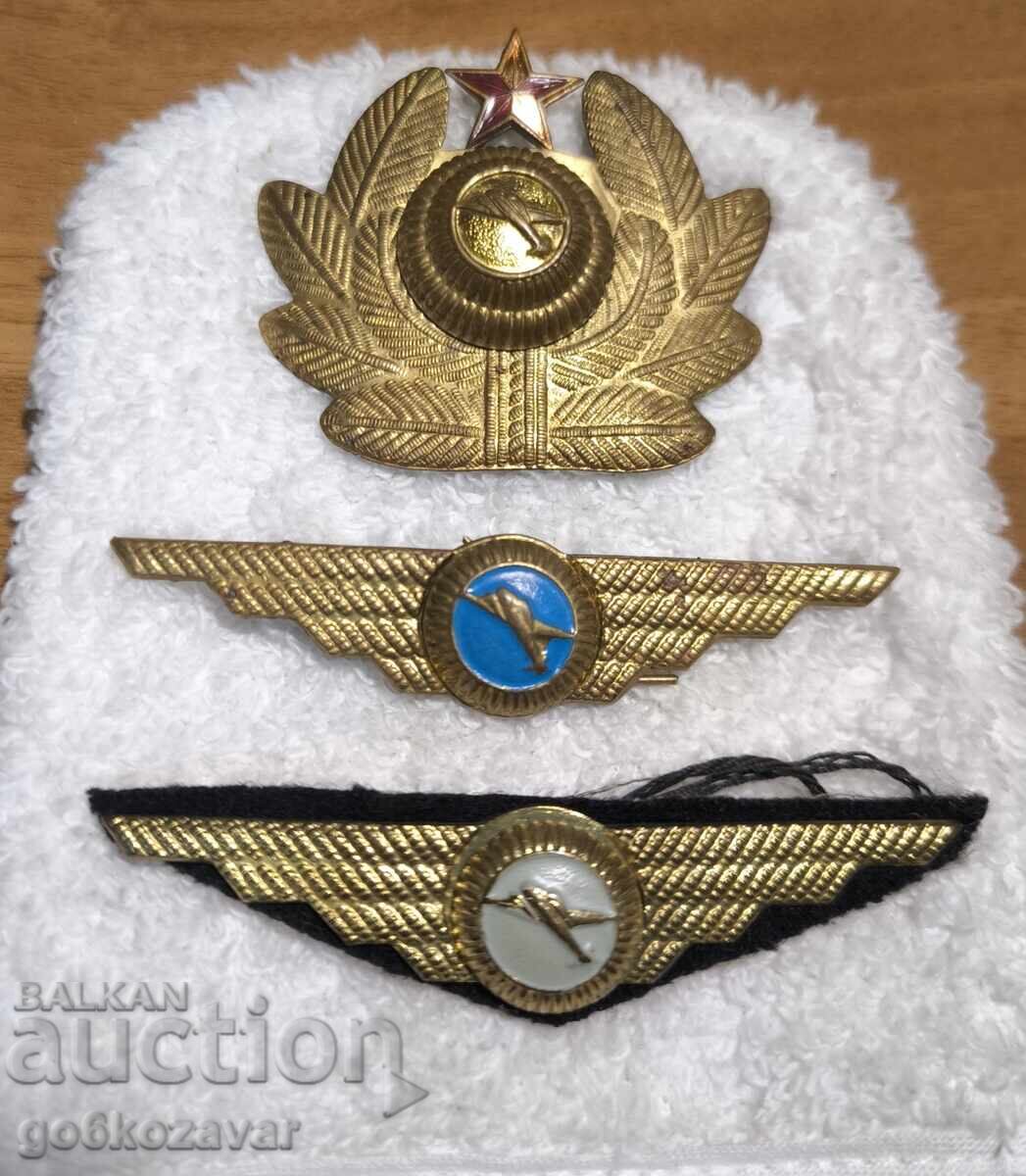Лот Пилотски знаци кокарда Соц !